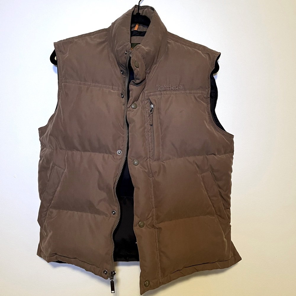Timberland Brown Puffy Down Vest